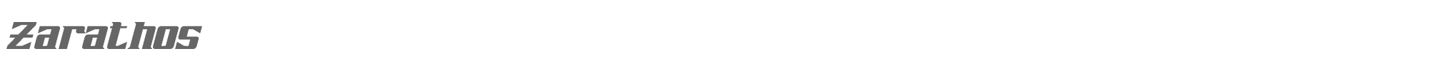 Zarathos Zarathos Italic.otf font preview